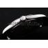 Patek Philippe Geneve Calatrava Crystal Studded Hour Marker White Dial Black Leather Strap