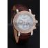 Cheap Patek Philippe Grand Complications Hobnail Bezel Roman Numerals Brown Leather Strap