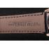 Patek Philippe Calatrava Roze Gold Polished Bezel Black Leather Bracelet 801435 Replica