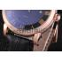 Patek Philippe Calatrava Roze Gold Polished Bezel Black Leather Bracelet 801435 Replica