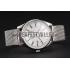 Patek Philippe Calatrava Small Seconds Silver Engraved Dial Stainless Steel Case And Bracelet