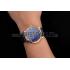 Patek Philippe Calatrava Blue Guilloche Dial Gold Case Blue Leather Strap