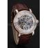 Patek Philippe Grand Complications White Skeleton Dial Rose Gold Case Brown Leather Strap 1453808