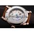 Patek Philippe Grand Complications Day Date Tourbillon White Dial Rose Gold Case Brown Suede Leather Strap 1453813