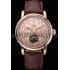 Patek Philippe Geneve Grand Complications Rose Dial Tourbillon Brown Leather Band  622158