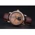 Patek Philippe Geneve Grand Complications Rose Dial Tourbillon Brown Leather Band  622158