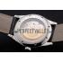 Swiss Patek Philippe Calatrava Black Dial Stainless Steel Case Black Leather Strap