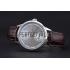 Patek Philippe Geneve Two Dial Gray Dial Stainless Steel Bezel Brown Leather Band  622147