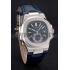 Replica Patek Philippe Nautilus Blue Dial Stainless Steel Case Blue Leather Strap