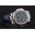 Replica Patek Philippe Nautilus Blue Dial Stainless Steel Case Blue Leather Strap