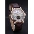 Cheap Patek Philippe Geneve Grand Complications White Dial Tourbillon Rose Gold Bezel Brown Band  622156