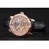 Swiss Piaget Altiplano Rose Gold Skeleton Dial With Diamonds Rose Gold Case Black Leather Strap