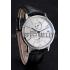 Piaget Altiplano Date Silver Dial Stainless Steel Case Black Leather Strap