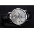 Piaget Altiplano Date Silver Dial Stainless Steel Case Black Leather Strap