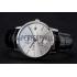 Piaget Altiplano Date Silver Dial Stainless Steel Case Black Leather Strap