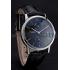 Piaget Altiplano Date Black Dial Stainless Steel Case Black Leather Strap