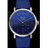 Piaget Altiplano Silver Case Blue Dial Blue Leather Bracelet  622630