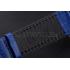 Piaget Altiplano Silver Case Blue Dial Blue Leather Bracelet  622630