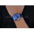 Piaget Altiplano Silver Case Blue Dial Blue Leather Bracelet  622630