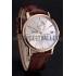 Piaget Altiplano Date Silver Dial Rose Gold Case Brown Leather Strap