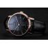 Piaget Altiplano Date Black Dial Rose Gold Case Black Leather Strap