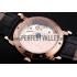 Piaget Altiplano Date Black Dial Rose Gold Case Black Leather Strap