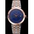 Swiss Piaget Traditional Blue Dial Gold Case Two Tones Stainless Steel Strap