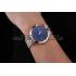 Swiss Piaget Traditional Blue Dial Gold Case Two Tones Stainless Steel Strap