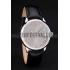 Piaget Swiss Traditional Grey Dial Black Leather Strap 7627