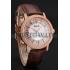 Replica Swiss Piaget Altiplano Diamond Set Rose Gold Case And Pearl Dial Brown Leather Strap 1453744