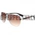 Prada Sporty Linea Rossa Logo Brown Temples Sunglasses 308214