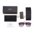 Prada Sporty Square Silver Frame Linea Rossa Logo Sunglasses 308312