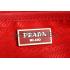 Prada Double Tote Red With Black Python Handles 18926811