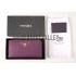 Prada Saffiano Leather Zip Around Small Purple Wallet Replica