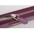 Prada Saffiano Leather Zip Around Small Purple Wallet Replica