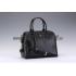 Prada Saffiano Shoulder Strap Bowler Bag Black