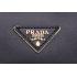 Prada Saffiano Shoulder Strap Bowler Bag Black