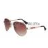 Prada Aviator Linea Rossa Logo Gold Frame Sunglasses 308224