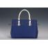 Prada Double Tote Blue With White Python Handles 18926809