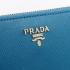 Prada  1M1136 Ladies Lambskin Blue Handbag