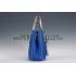 Prada Double Tote Blue With Python Handles 18926825