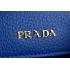 Prada Double Tote Blue With Python Handles 18926825