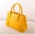 Prada  16625S Handbag Cow Leather Yellow