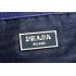 Prada Saffiano Crocodile Leather Blue Bag