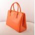 Prada  16625M Ladies Cow Leather Orange Handbag