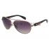 Prada Sporty Linea Rossa Gold Frame Grey Lenses Sunglasses 308156