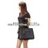 Prada Saffiano Soft Double Bag Black