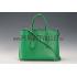 Prada Saffiano Double Tote Green