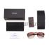 Prada Sporty Gold Frame Linea Rossa Logo Sunglasses 308306