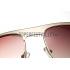 Prada Sporty Gold Frame Linea Rossa Logo Sunglasses 308306